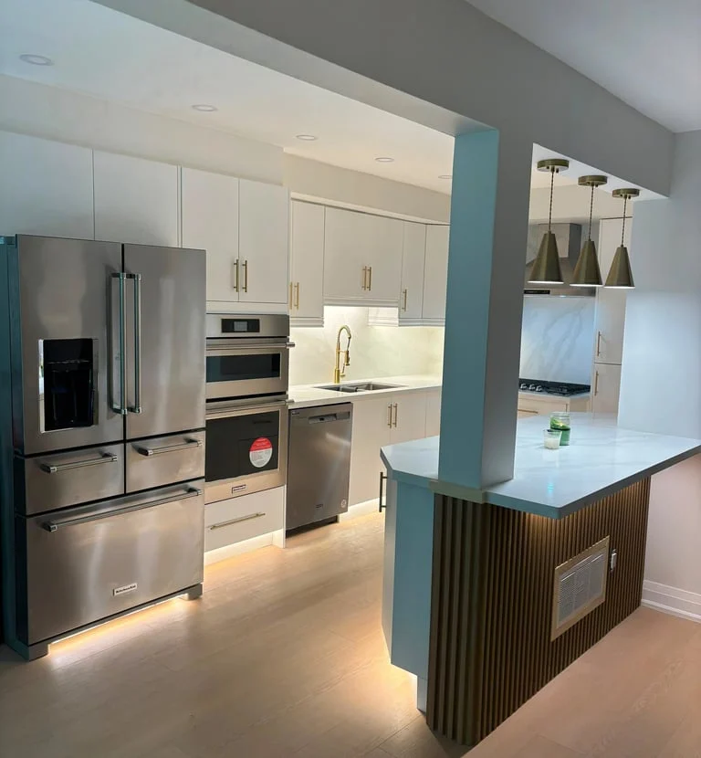 Kitchen renovation featured in the 365 Custom Reno website project