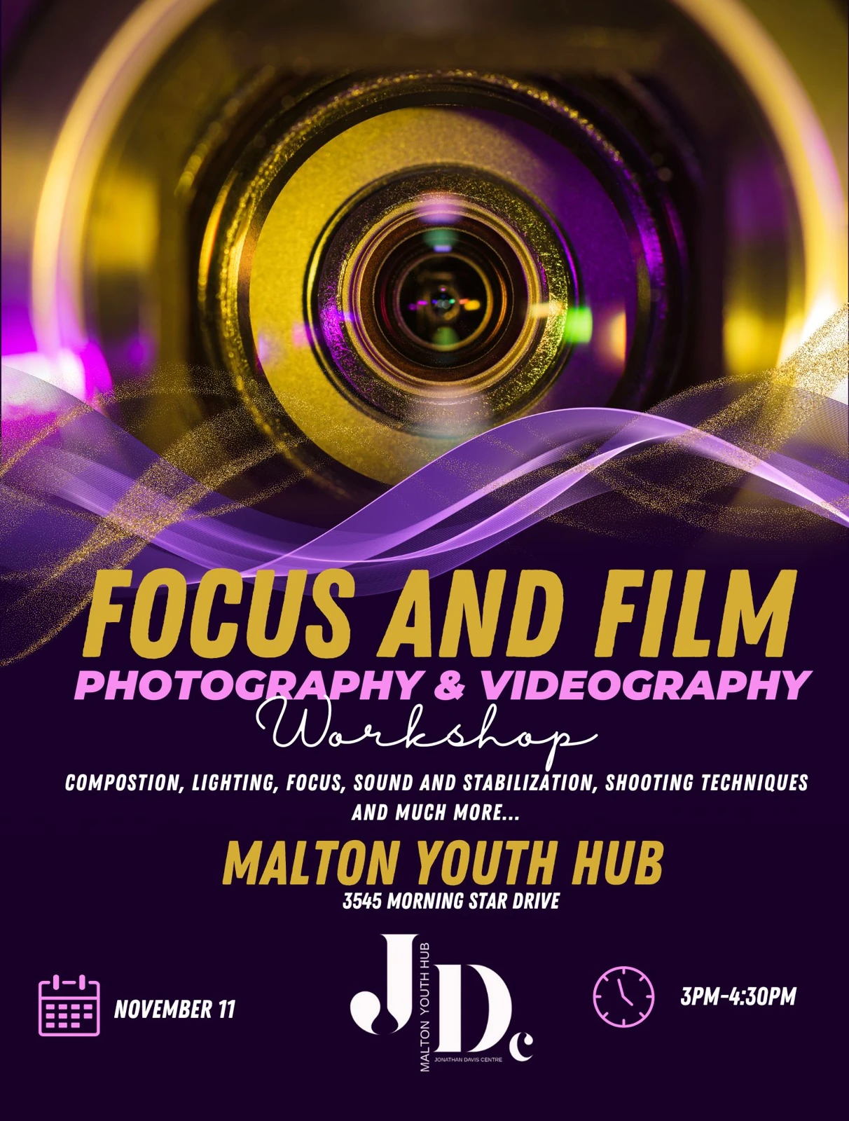 Focus and Film — Promotional flyer