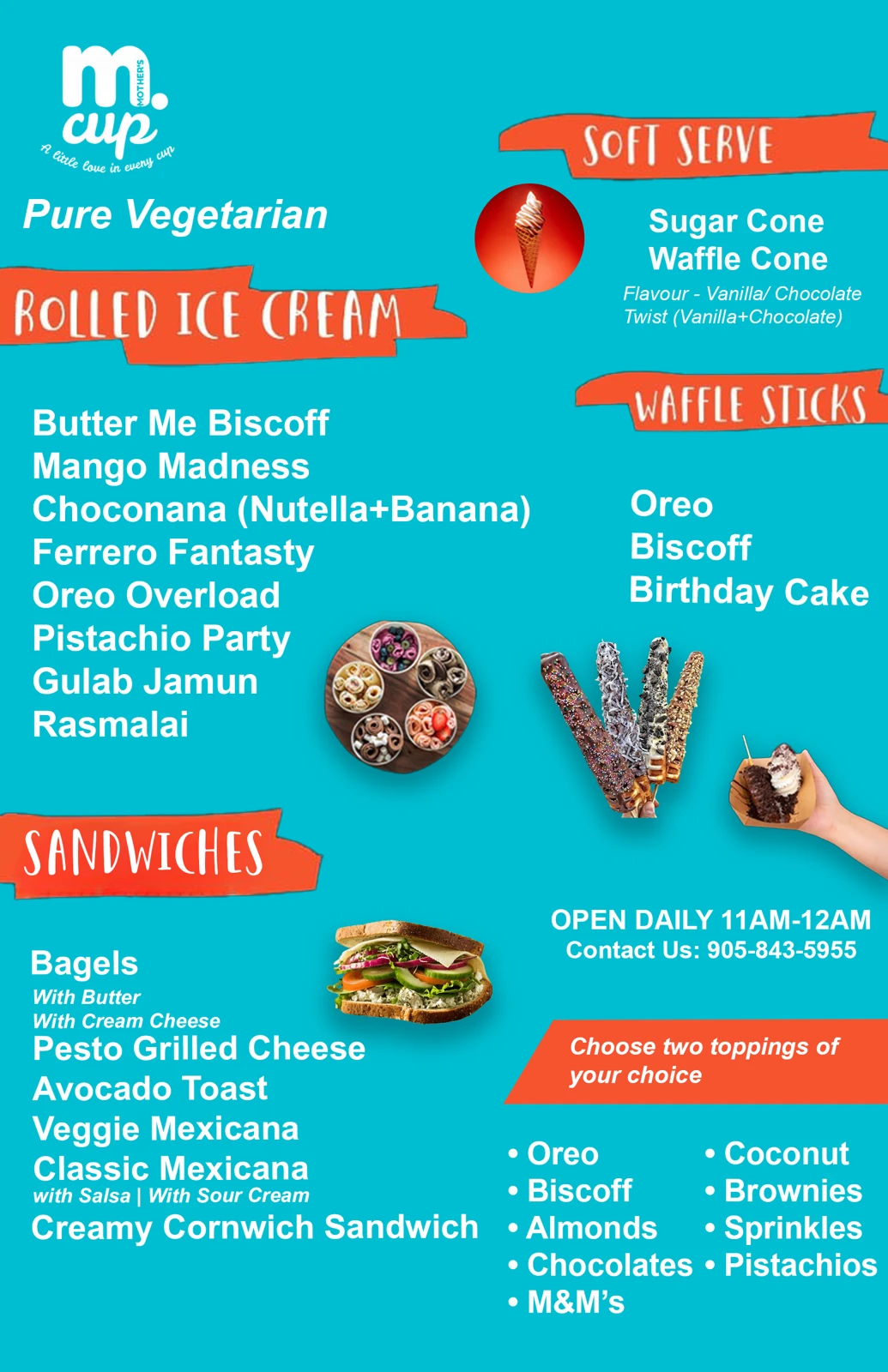 Mother’s Cup — Menu design